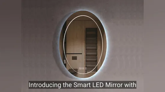 防水・防曇機能付き、調光機能付き丸型LEDタッチスイッチミラー付きバスルームメイクアップの卸売、複数のサイズオプションを提供