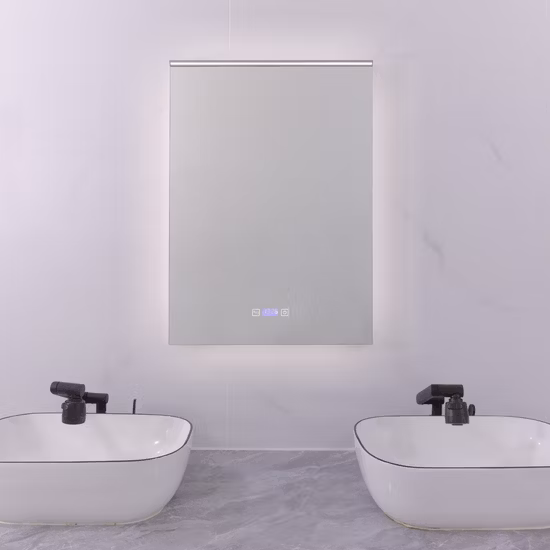 メーカー スマートホームデコレーション家具 長方形壁掛け化粧台 化粧台 化粧台 LEDライト バスルームミラー