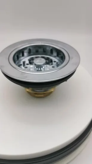 アメリカンブラスシンクストレーナー 洗面台排水口 キッチン排水口 Nas003